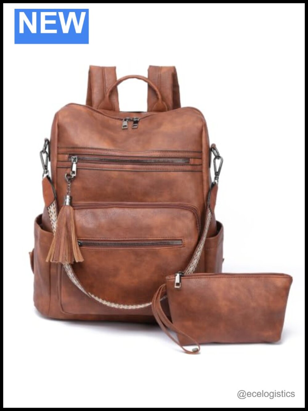 Women Travel Backpack Purse Faux Leather Convertible Satchel Handbag with